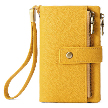 Women's Wallet Zipper Bag Clutch Anti-theft Card Swiping Bag Coin Purse