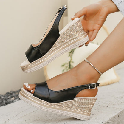 Wedge Sandals Platform Muffin Plus Size Sandals