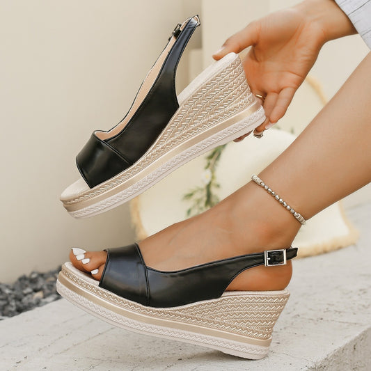 Wedge Sandals Platform Muffin Plus Size Sandals