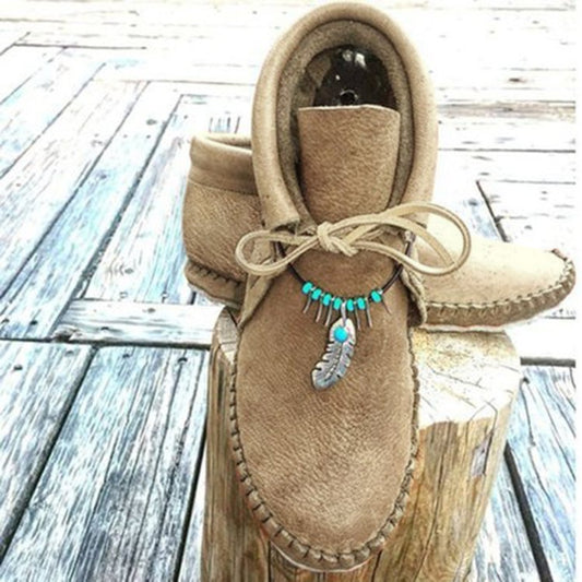 And Bare Short Boots Winter Plush Warm Snow Boots Vintage Martin Boots