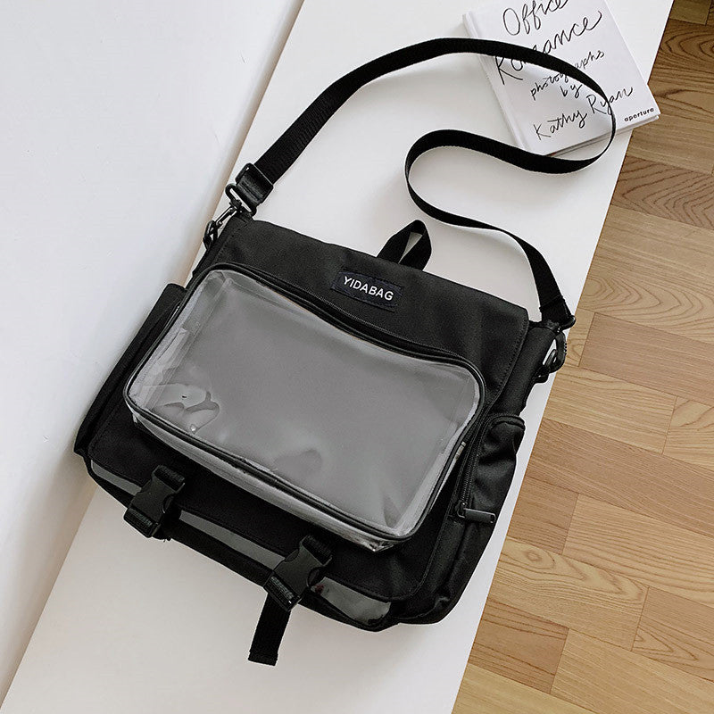 Fashion Simple Transparent One-shoulder Messenger Bag