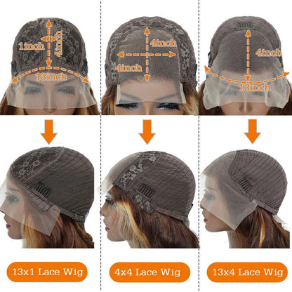 Wig Front Lace Real Hair Headgear