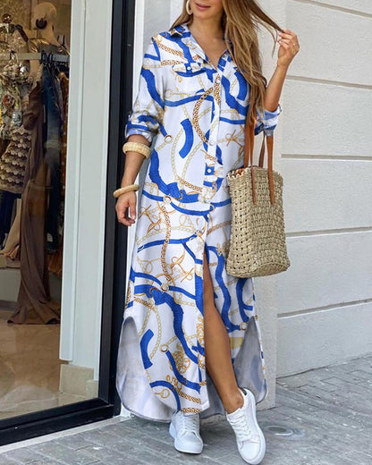 European And American Spring And Summer Fashion Shirt Dress