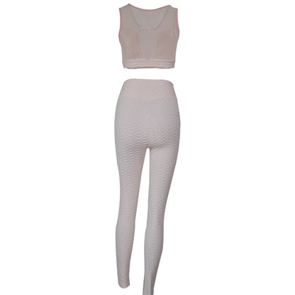 See-through Sexy Sleeveless Yoga Sports Suit